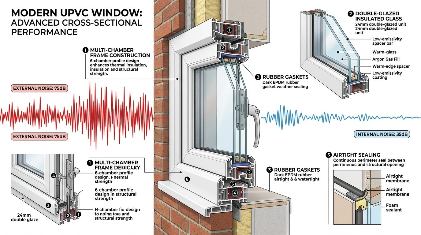 How uPVC handles noise