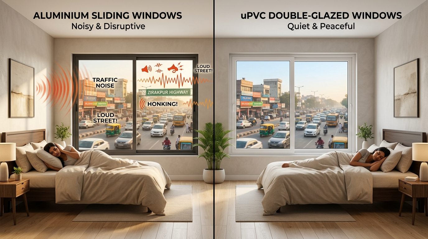 How uPVC handles noise
