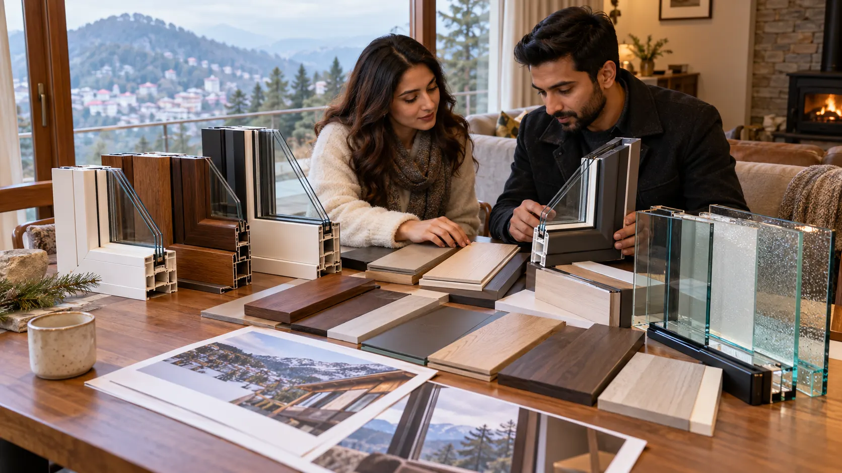 Window frame and glazing options selected for warmth and durability in Shimla homes