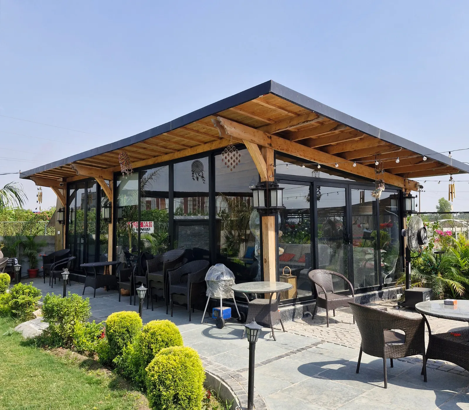 Inspire Windoors aluminium and uPVC windows installed in a modern home in Mohali, Punjab