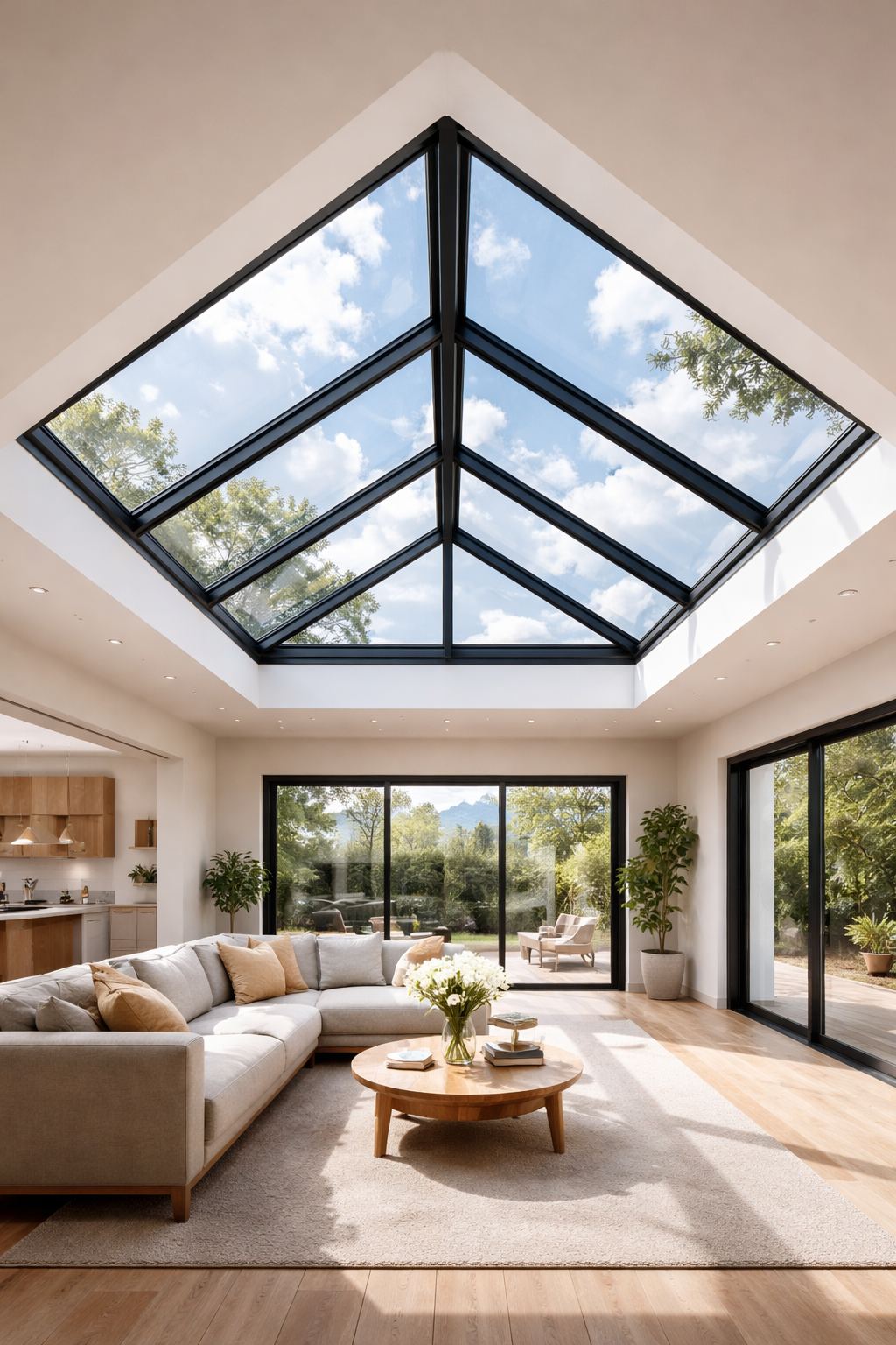 Inspire Windoors aluminium and uPVC windows installed in a modern home
